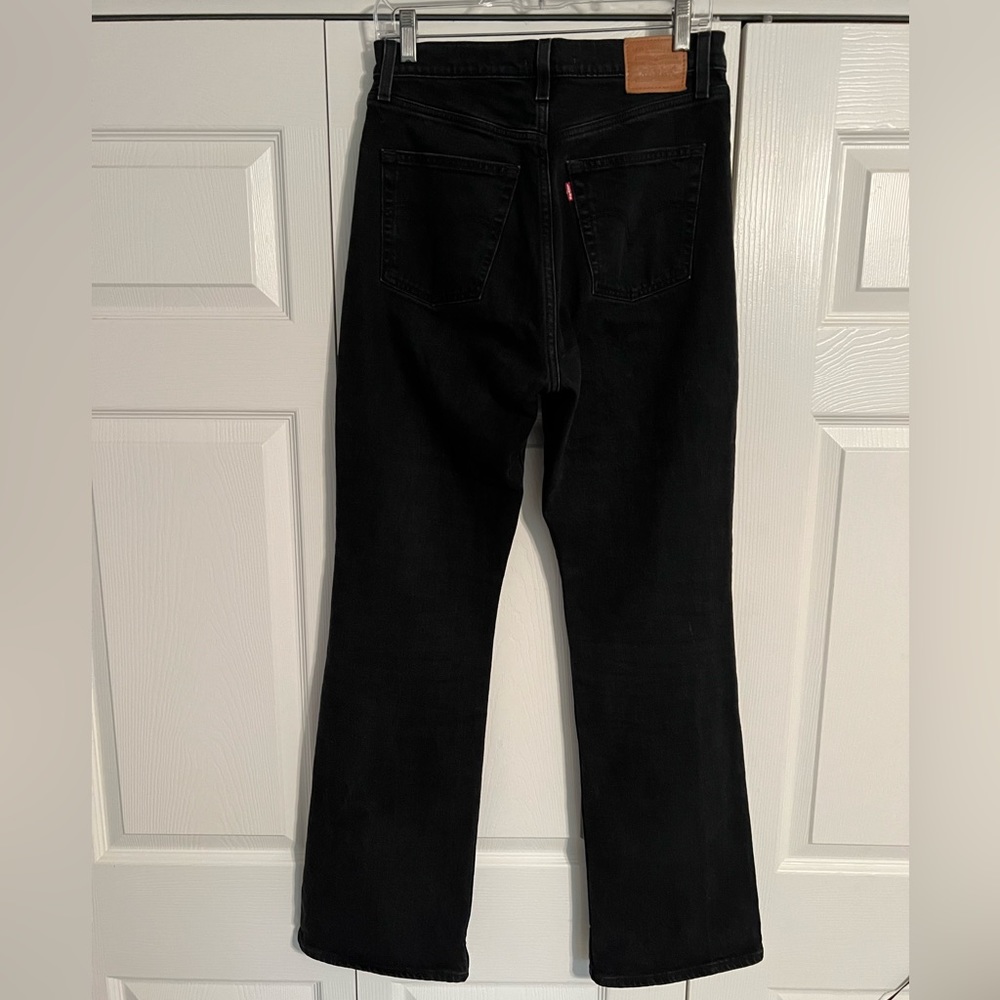 Levi's Women's High Rise Boot Cut Jeans - Black - Picture 6 of 8